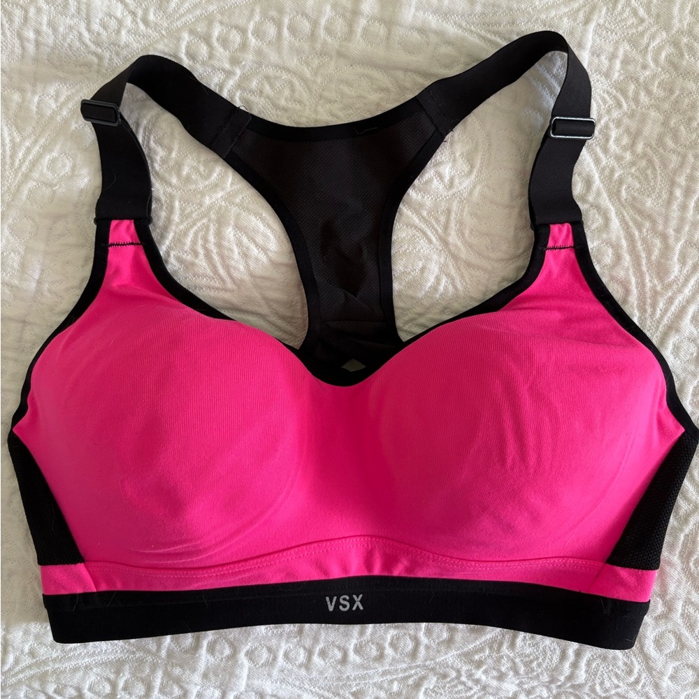 Victoria’s Secret Pink and Black Sports Bra